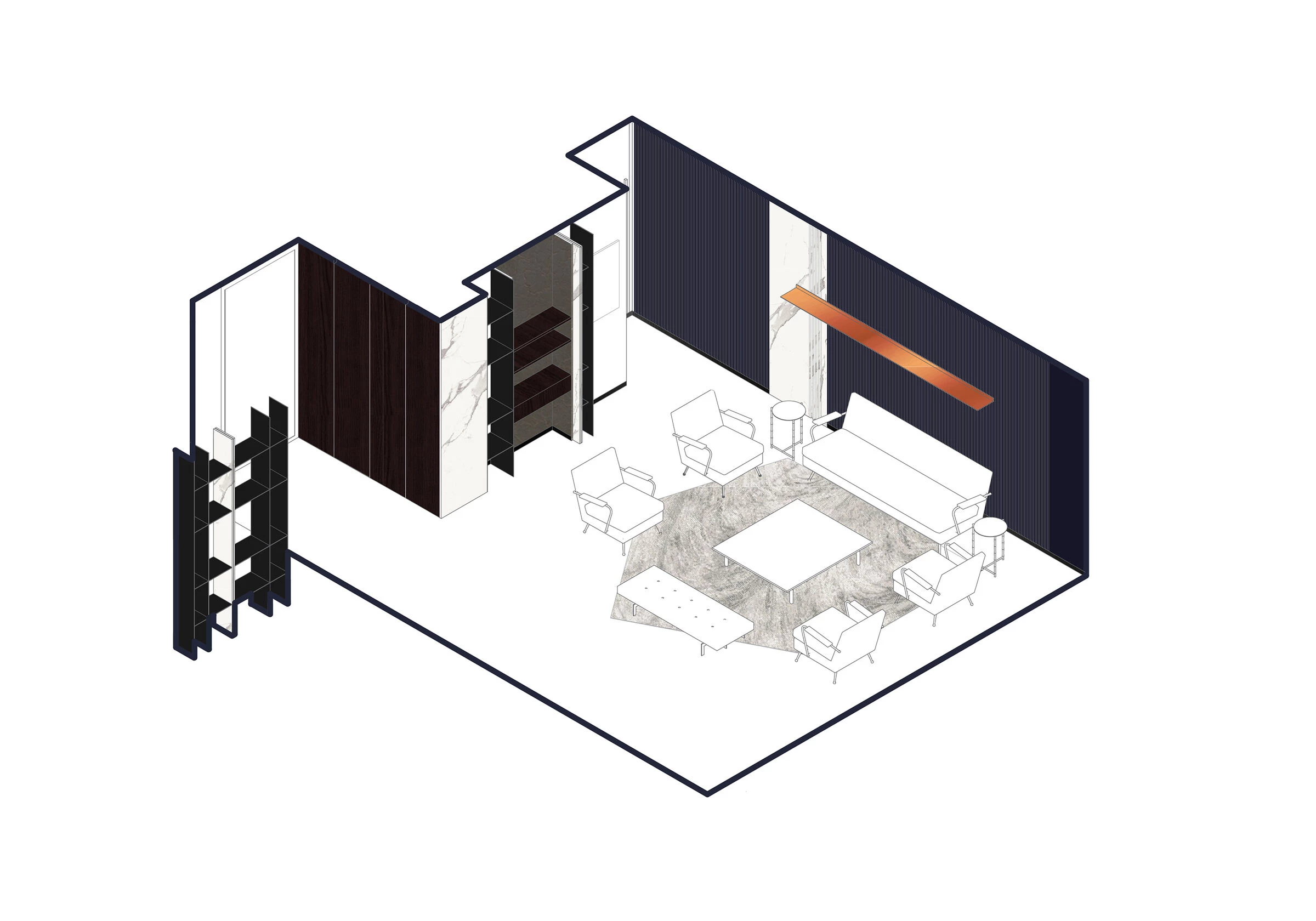 印度孟买现代简约公寓设计丨SHROFFLEóN-11