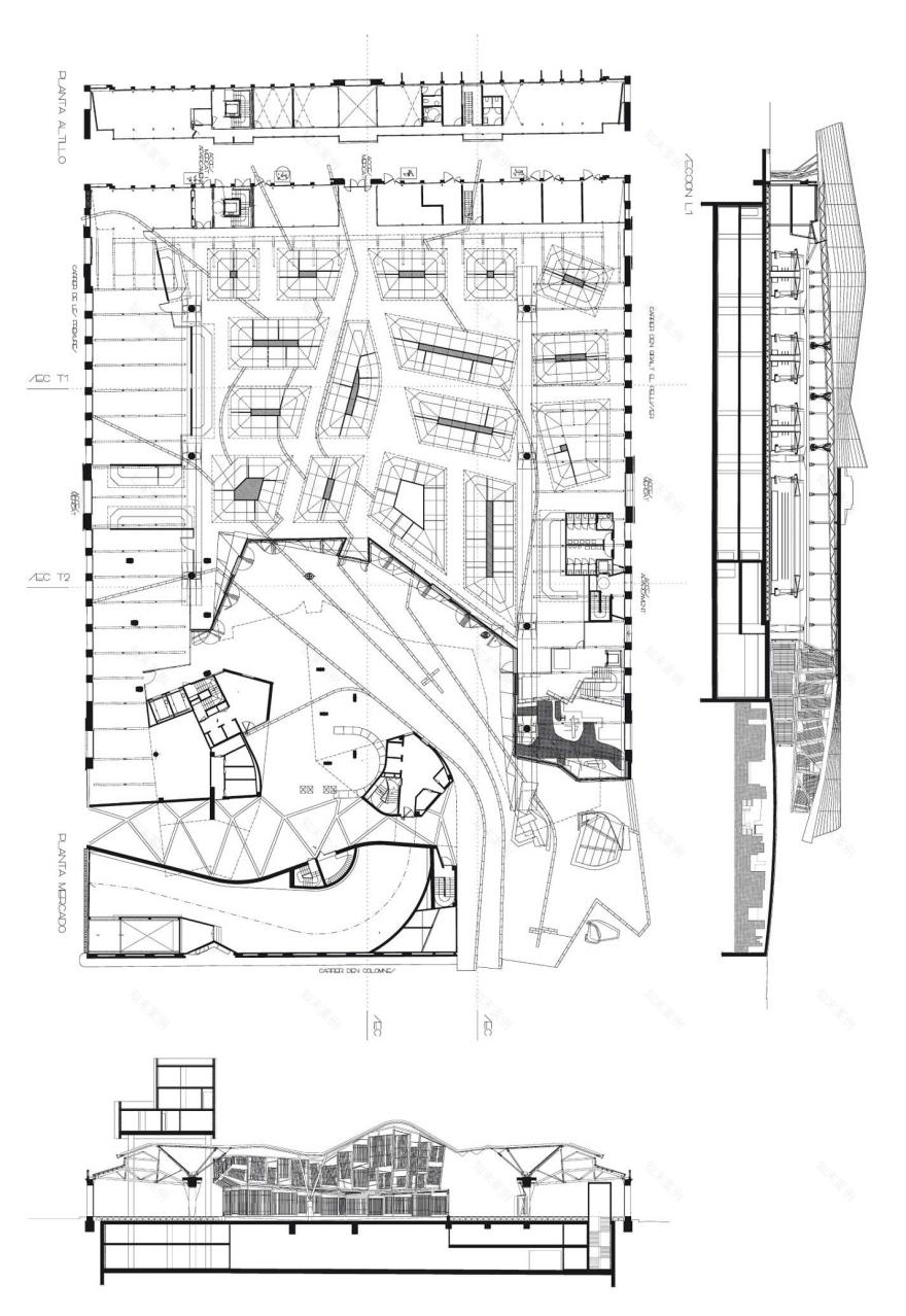 巴塞罗那圣卡塔琳娜市场,旧建筑新生命-14