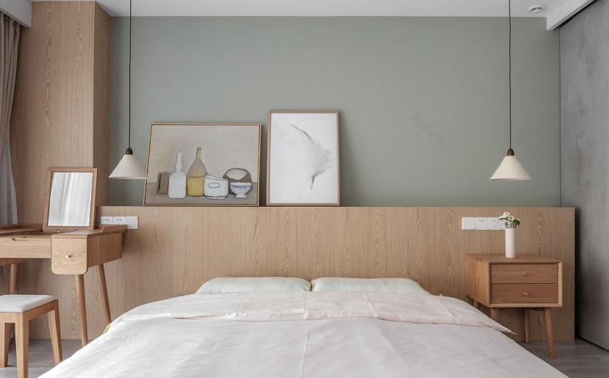 喜屋设计|| 红 | 套二空间魔法变身,定制幸福绿意生活-36