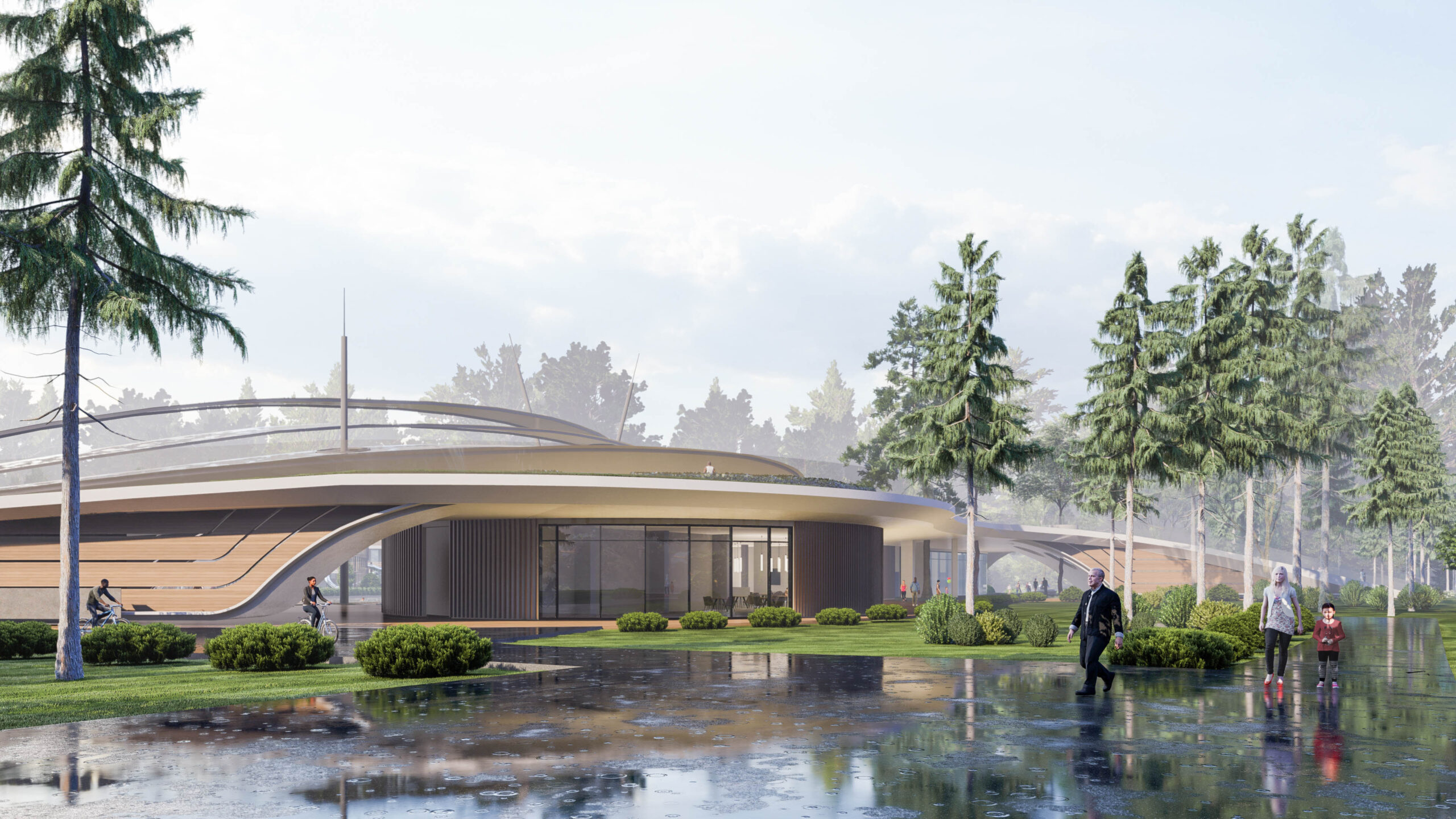 Проект общественного SPA комплекса в кп Вербилки 1850м² — портфолио бюро ARXY-6