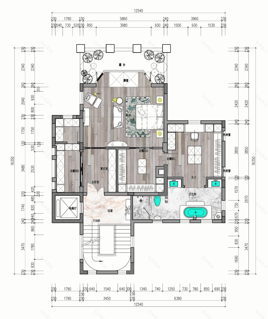 融合之美 | 重庆新江与城天矩别墅设计-43
