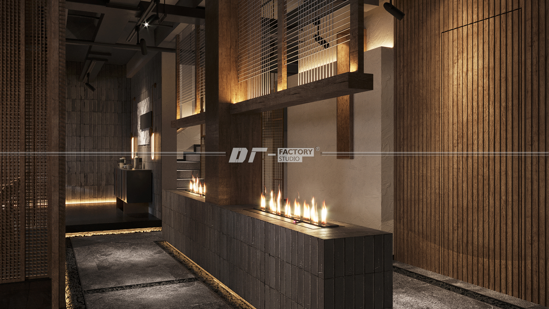 曲靖艺术餐厅设计丨中国曲靖丨鱼骨设计-19