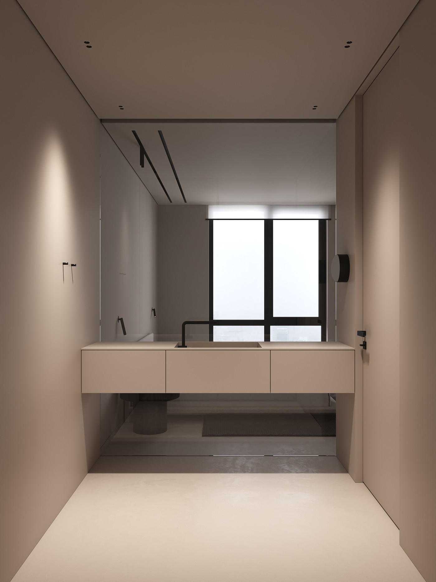 灰白色居住空间 简洁细腻！-23