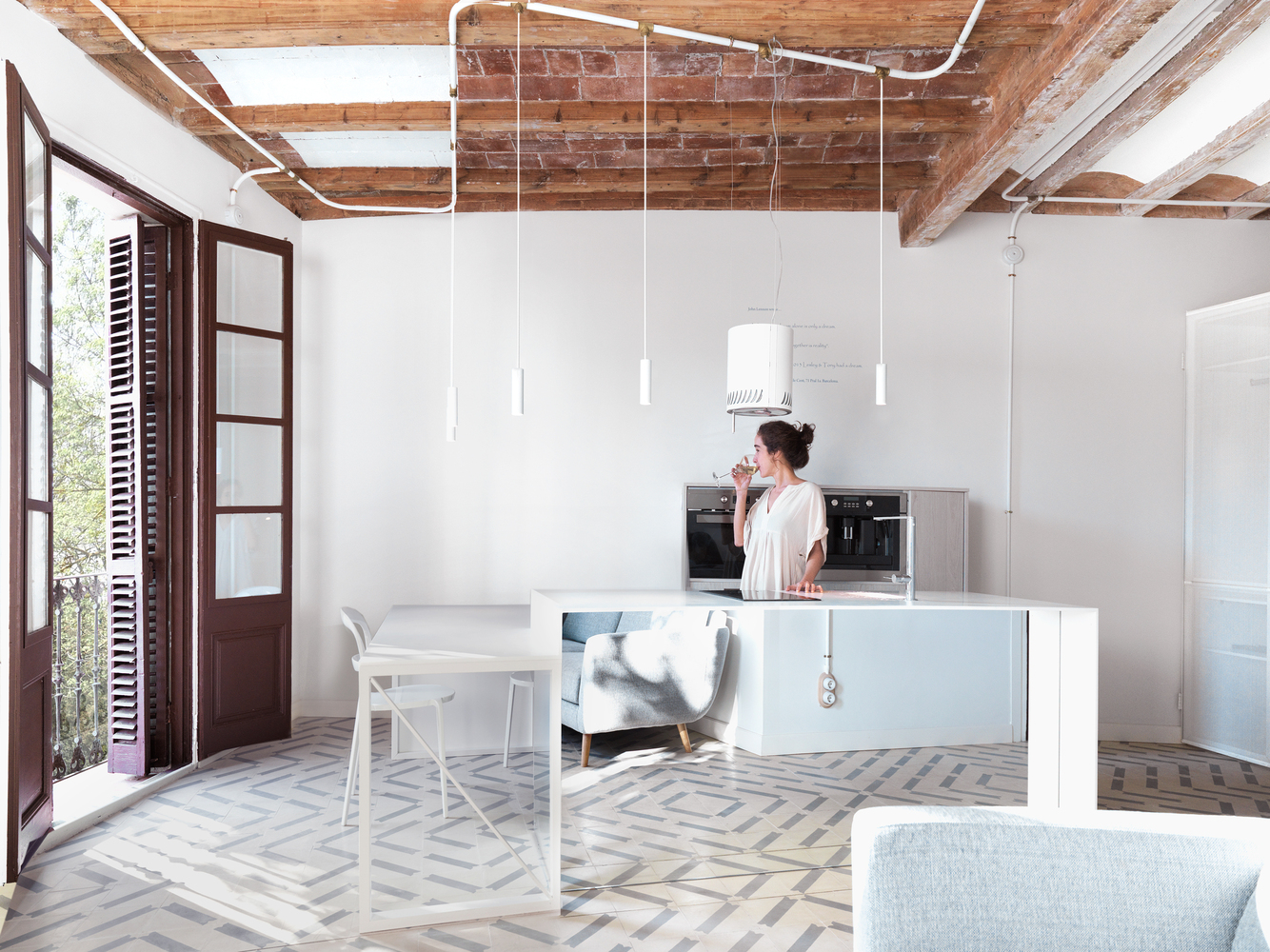 巴塞罗那 46 平米公寓的明亮蜕变-28