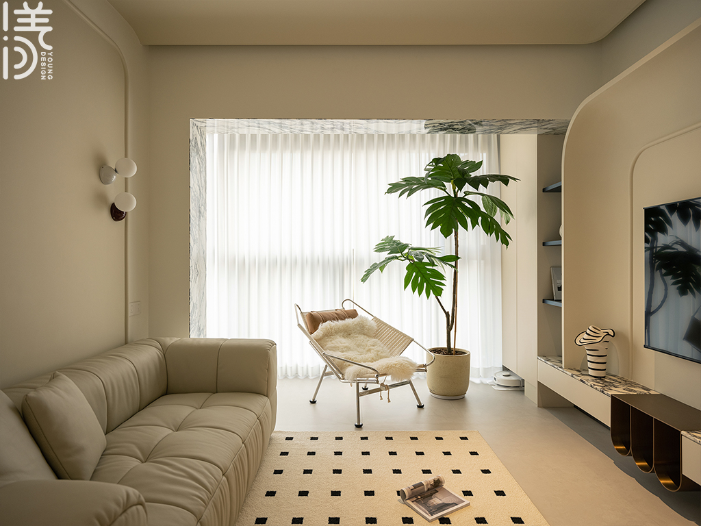 奶香可可平层丨中国深圳丨深圳漾空间设计有限公司-38