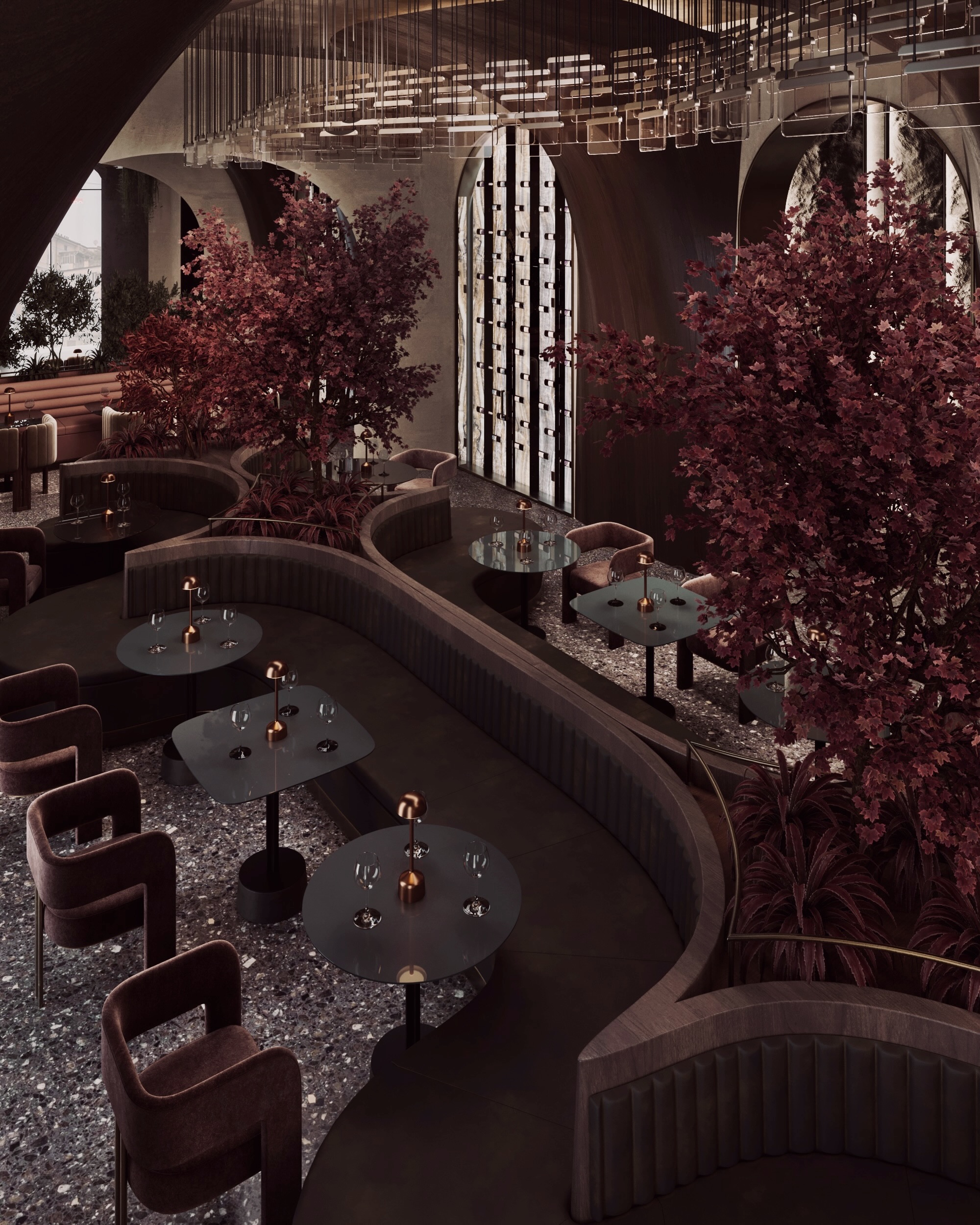 米兰多莫寿司店丨室内设计师Ashley Gadeova,Naos建筑公司-1