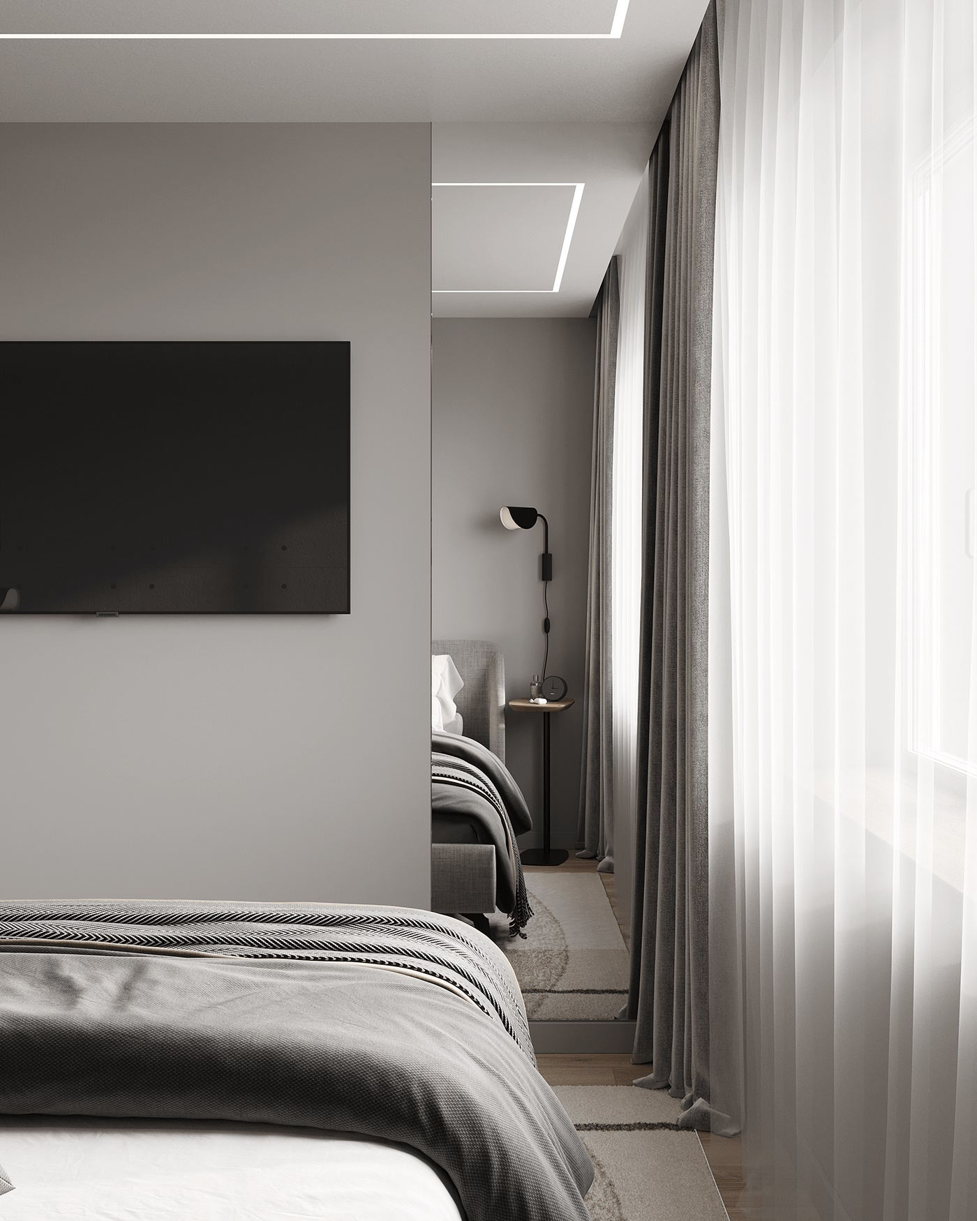 深色系小空间公寓设计 别样的精致！-8