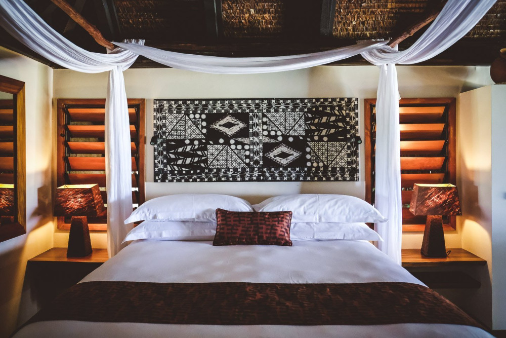 斐济五星级豪华度假酒店,现代斐济风格的海滨别墅-103