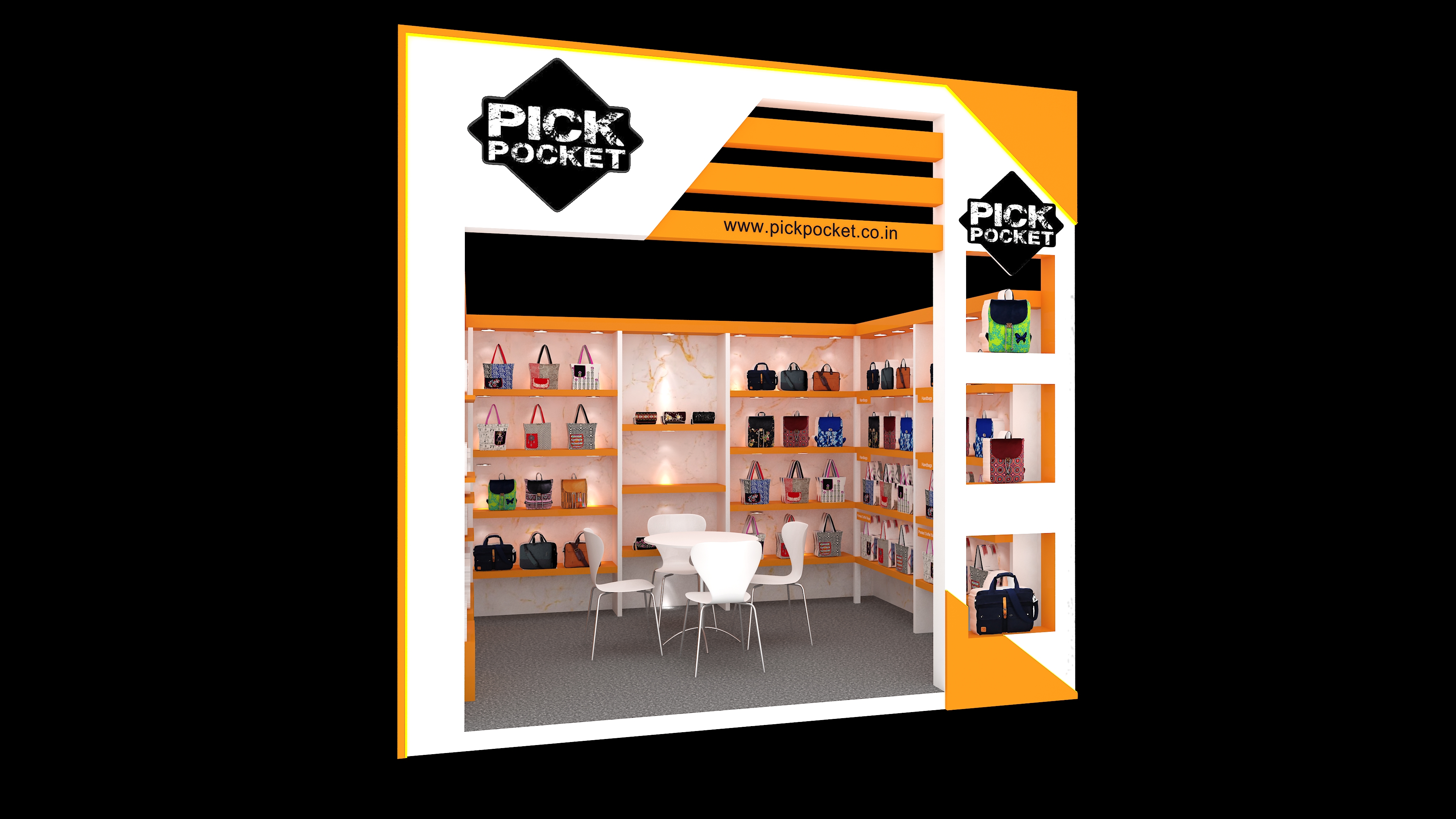 one side open stall-0