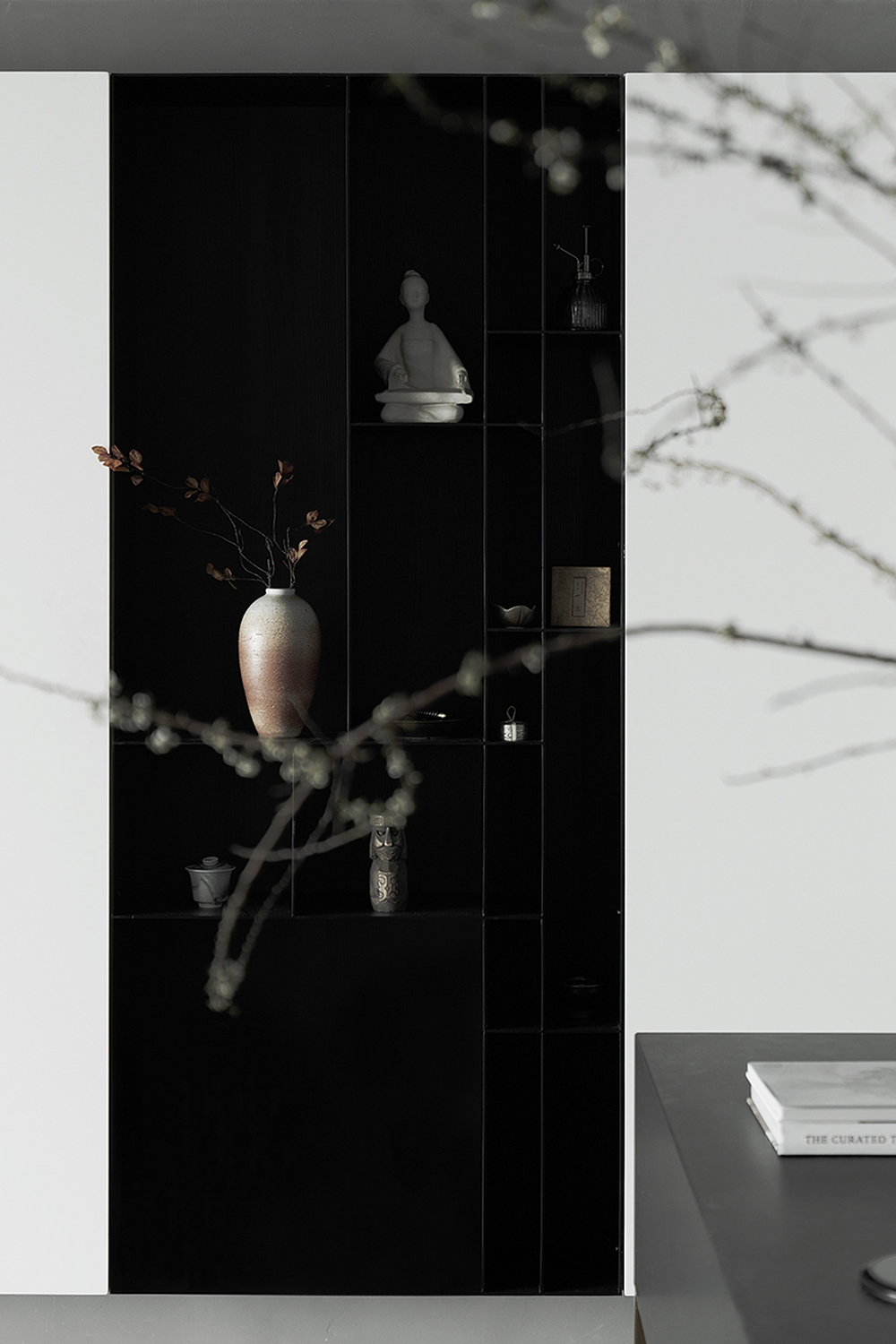 行走的墨线 · 极简黑白的至简之家丨中国重庆丨SIM 简线建筑,森也空间设计-14