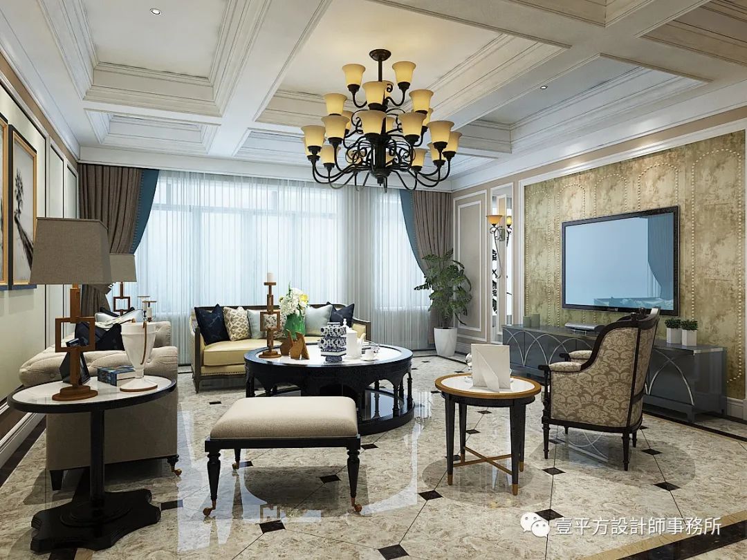 东方美式别墅设计丨壹&设计-5