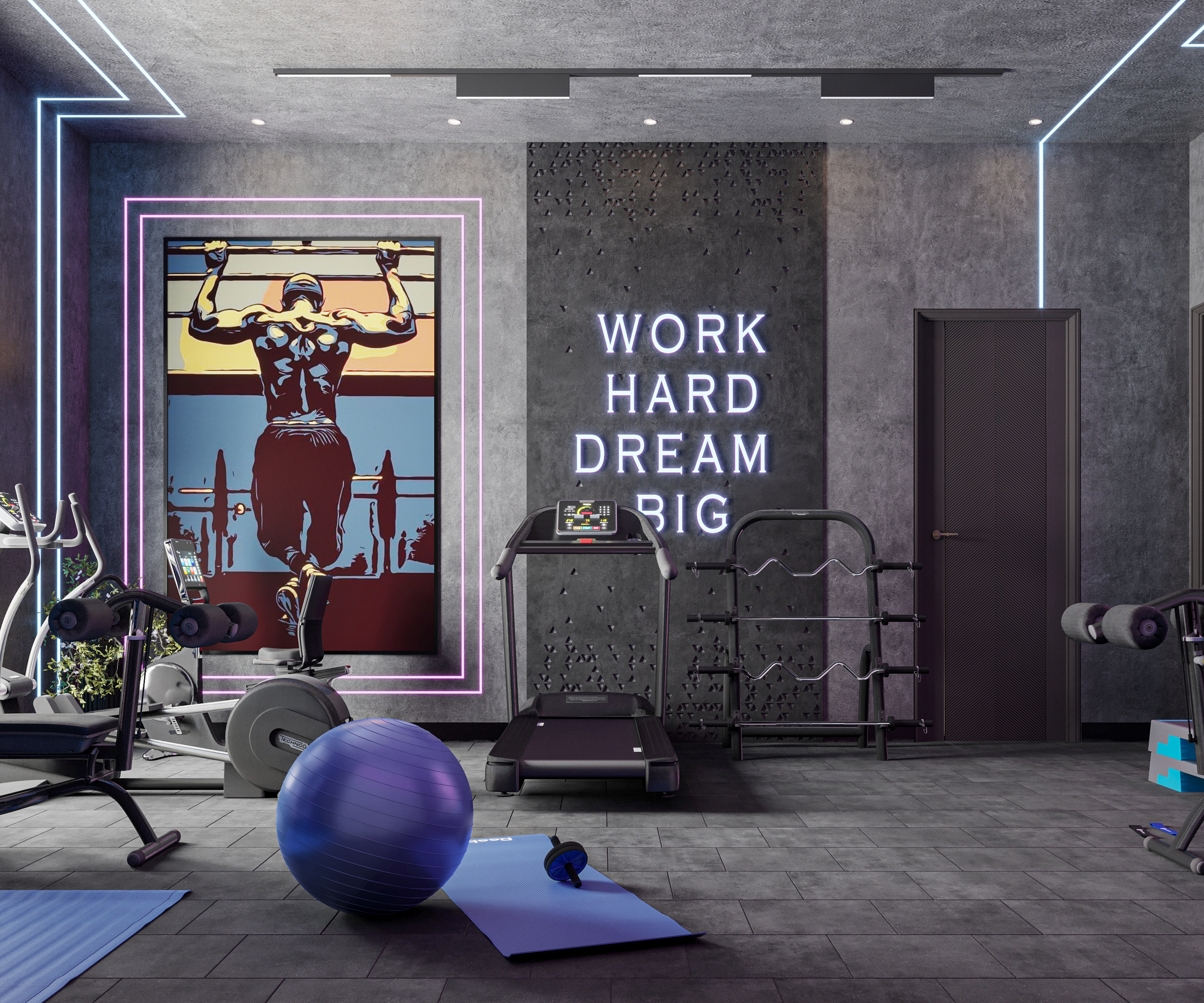 Home Gym ( for Noura designs office)-3