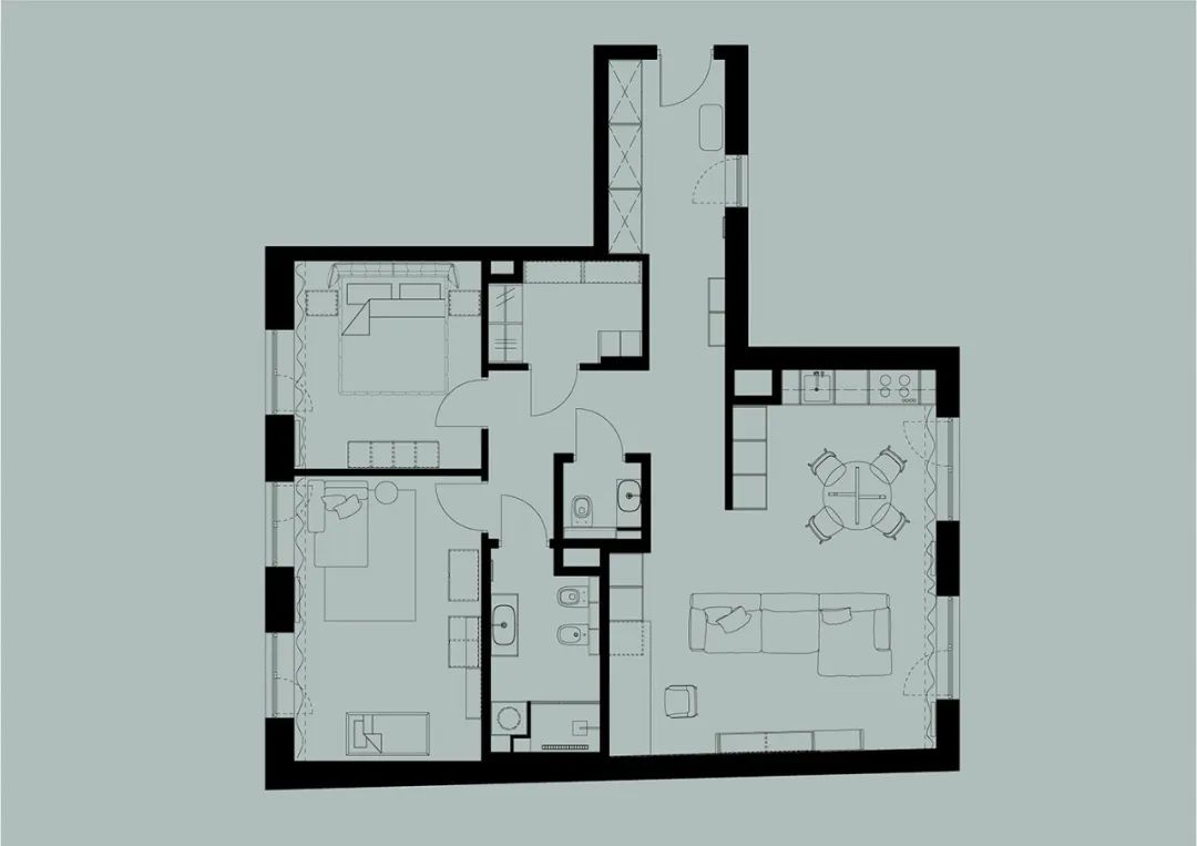 105㎡温润住宅，简约实木与大理石的完美结合-102