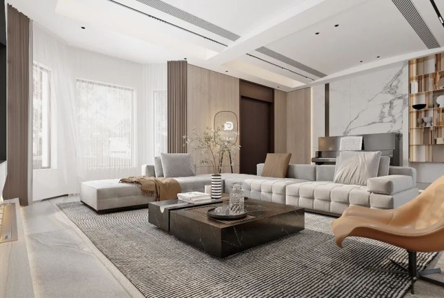 《龙庭设计》无主灯照明打造高级感家居空间丨中国湖州-72