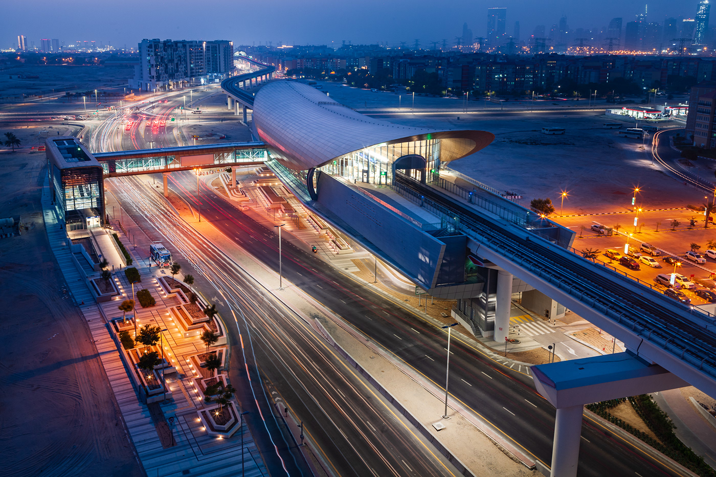 迪拜地铁 R71 线发现花园站 | 五年建设历程的惊艳终点-3