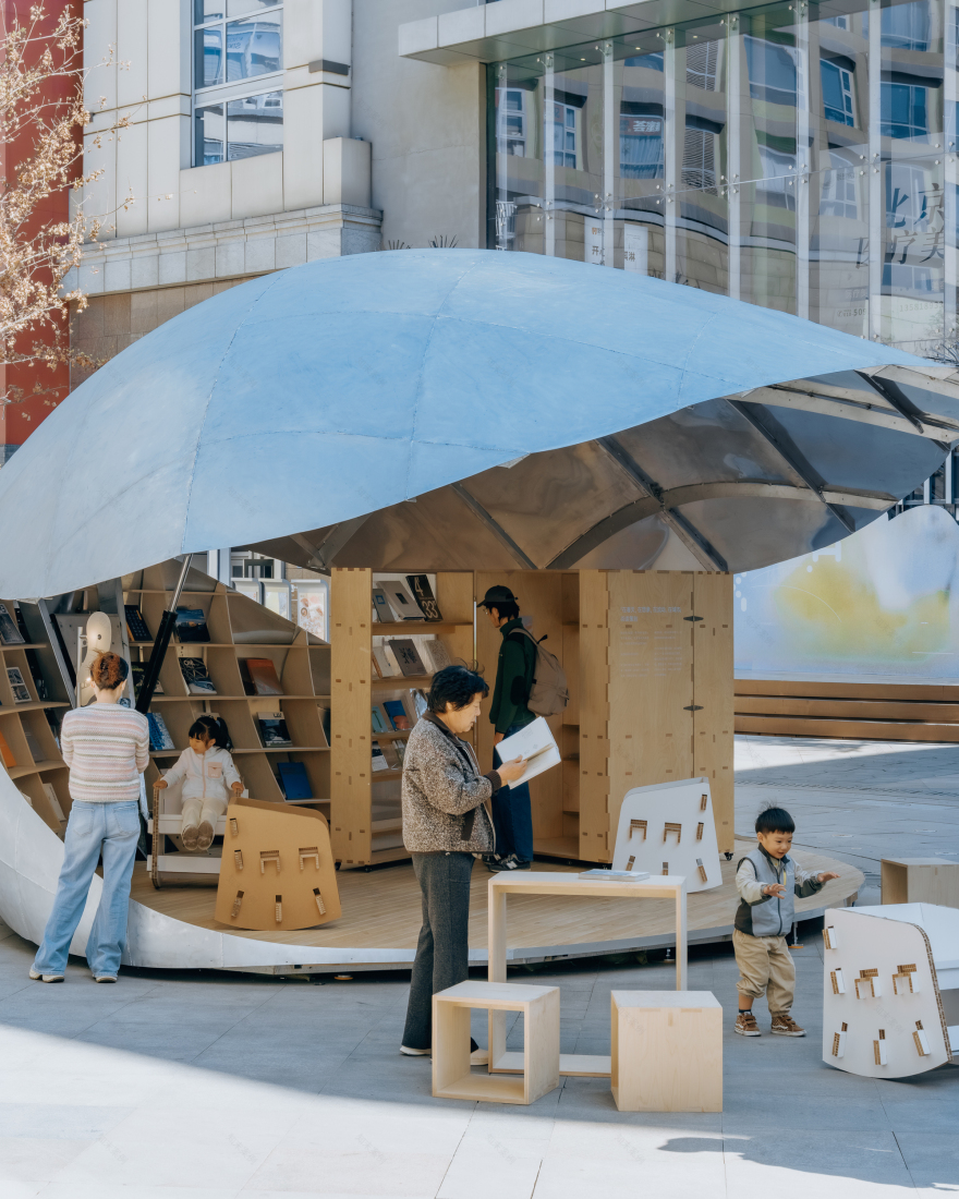 Shell Book Pavilion / LUO studio-30