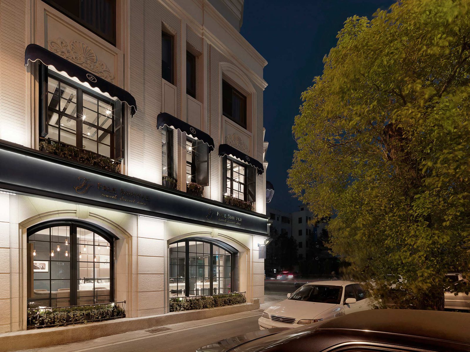 法式甜点餐厅  新澄设计  现代  餐饮  金属  实木  法式-1