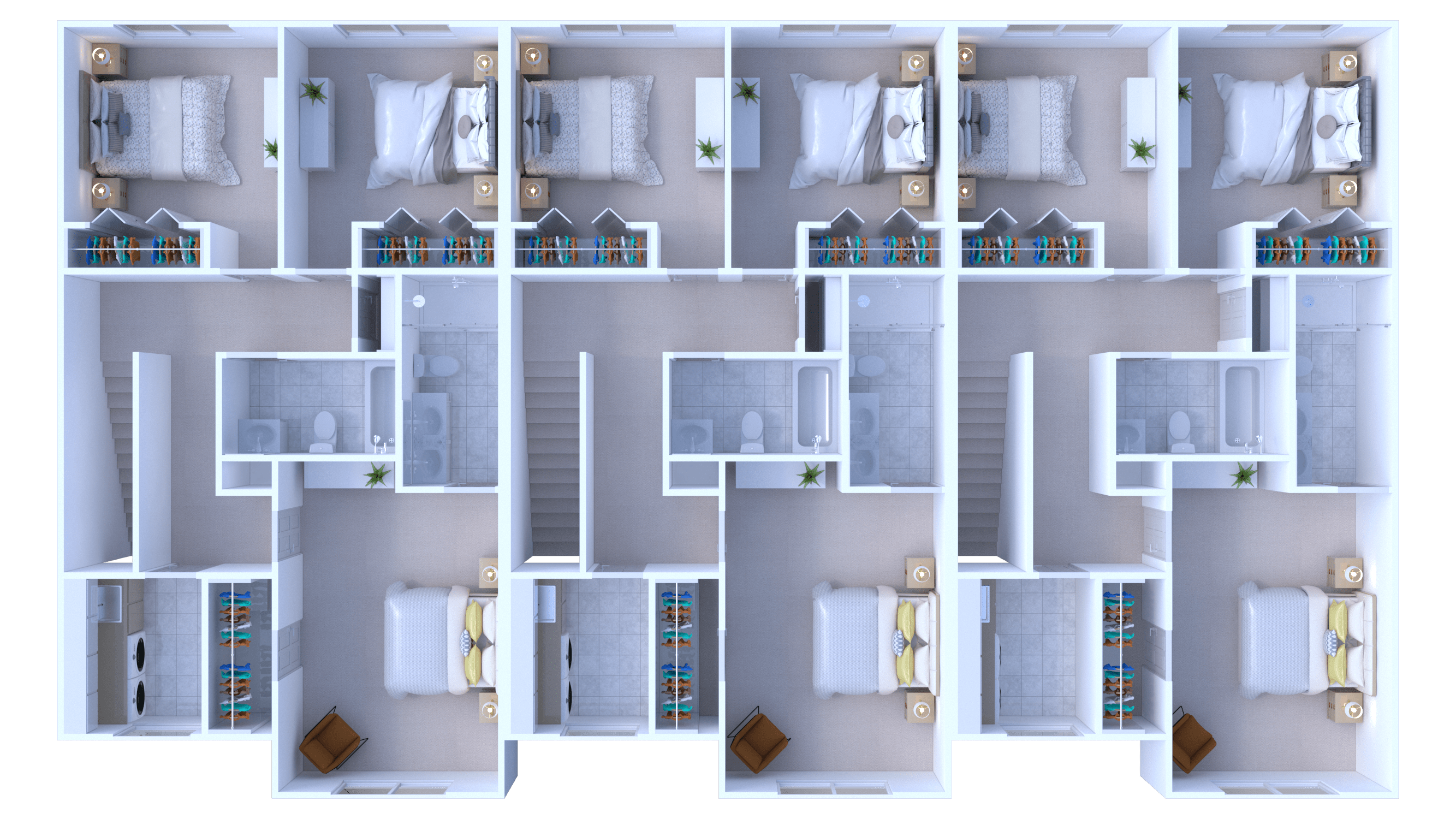 3D 渲染建筑计划丨The 2D3D Floor Plan Company-19