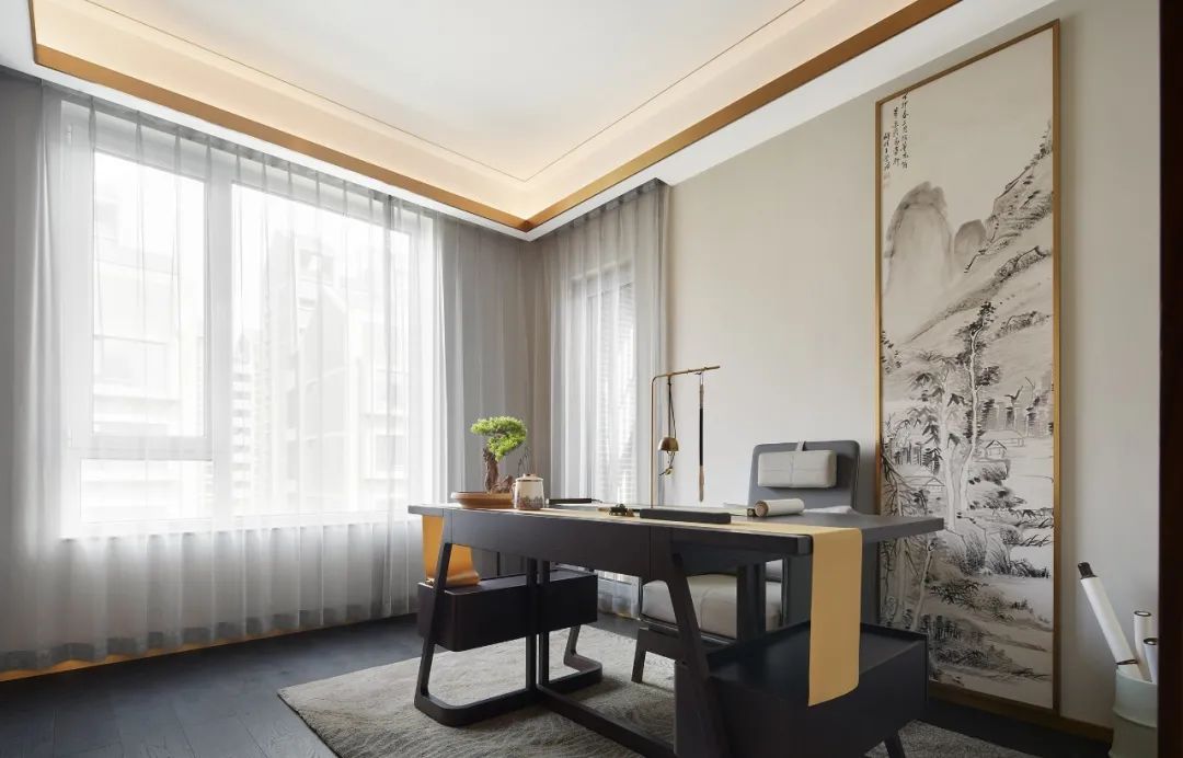 烟台万光·中华城样板间 | 融合之美,日月交替的宁静空间-37