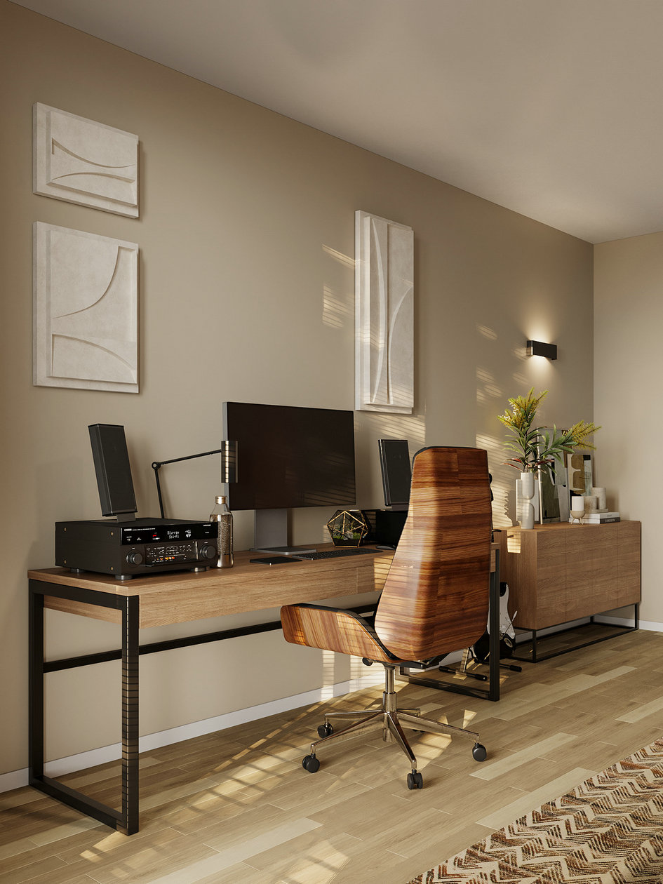 波兰 113㎡波西米亚风住宅设计-15