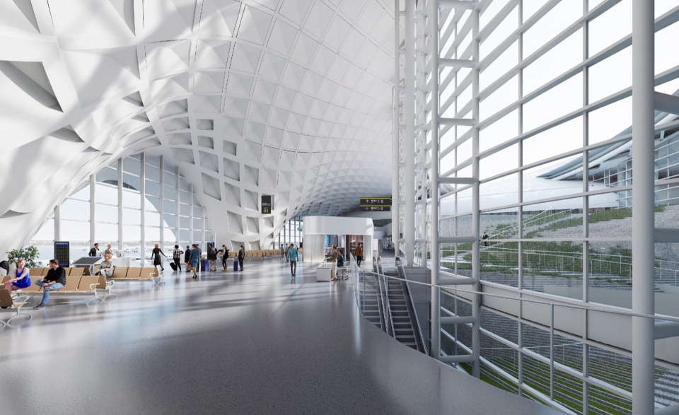 无限台:台州路桥机场航站楼设计丨中国台州丨同济大学建筑设计研究院原作设计工作室等-70