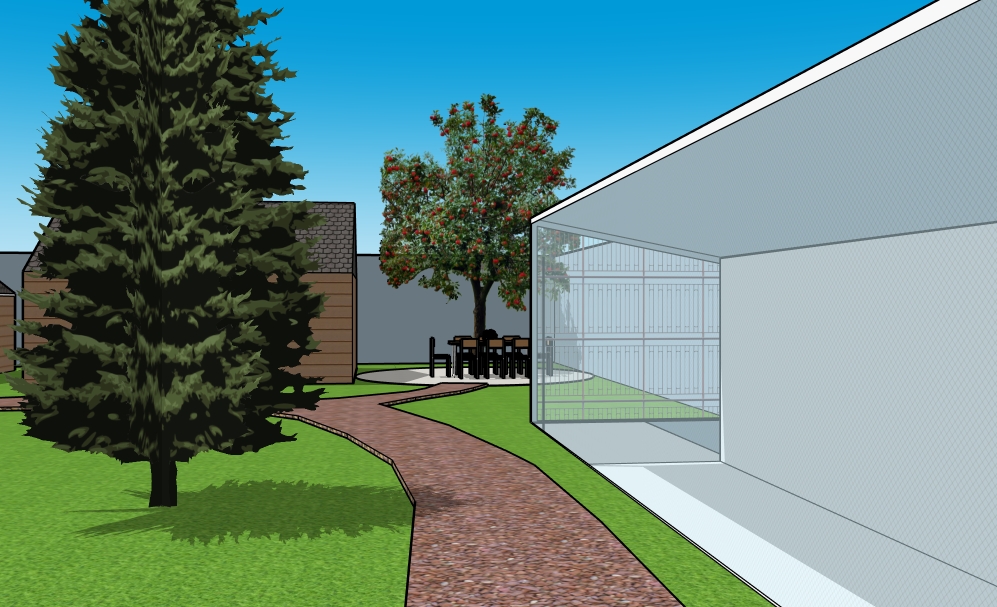 Ландшафтный дизайн участка 25*40-10