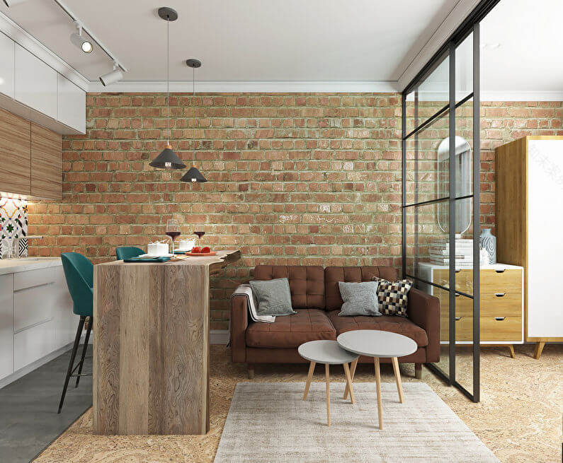 34平米小公寓室内装修项目-6