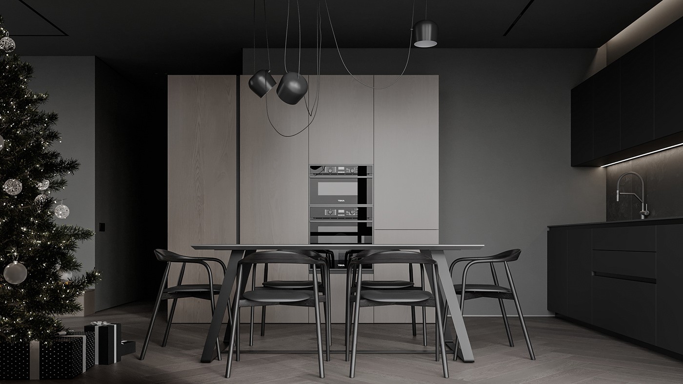 极简黑质感空间  打造精致沉稳住宅！-16