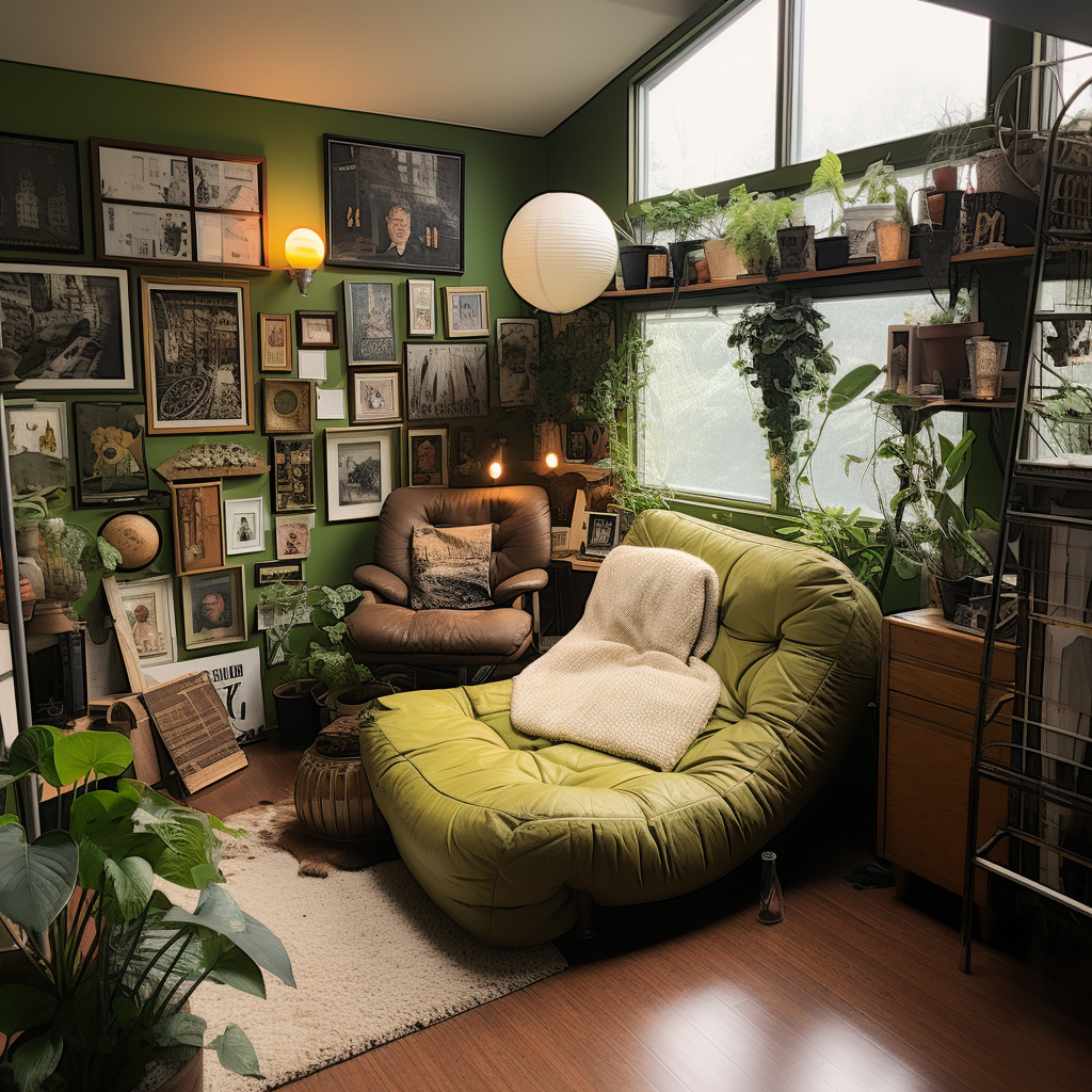 懒人椅子绿色-12