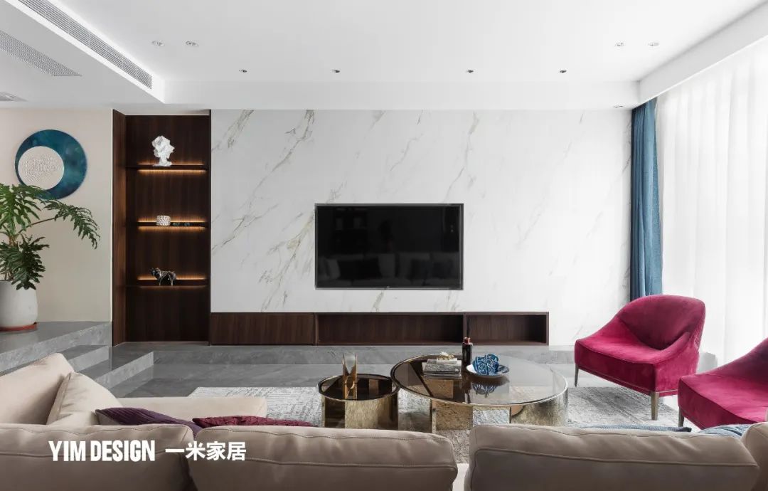现代轻奢别墅丨一米家居 YIM DESIGN-17