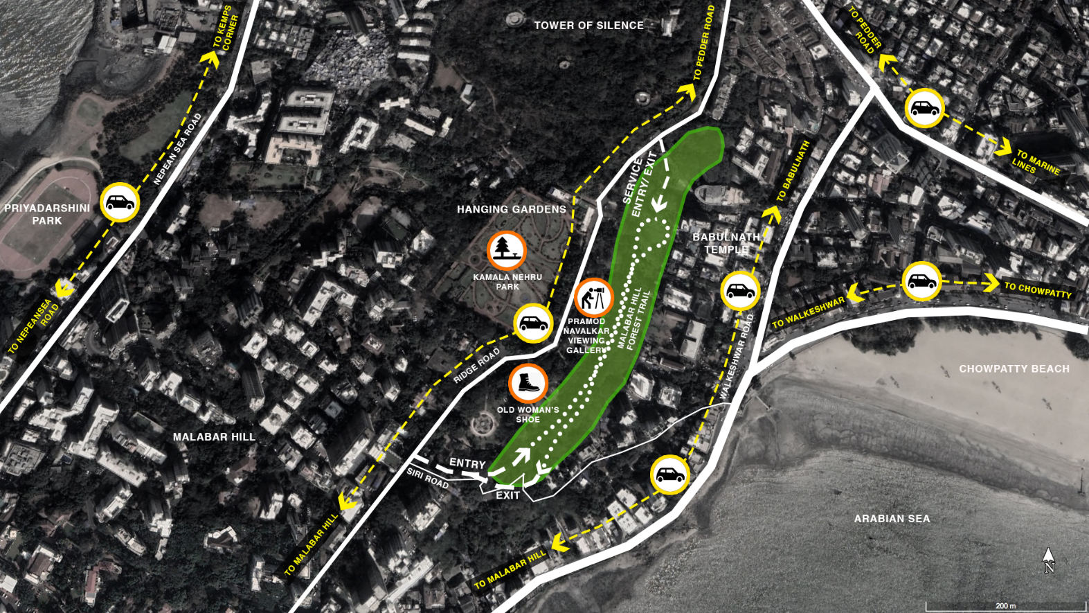 马拉巴尔山森林步道丨IMK Architects-22