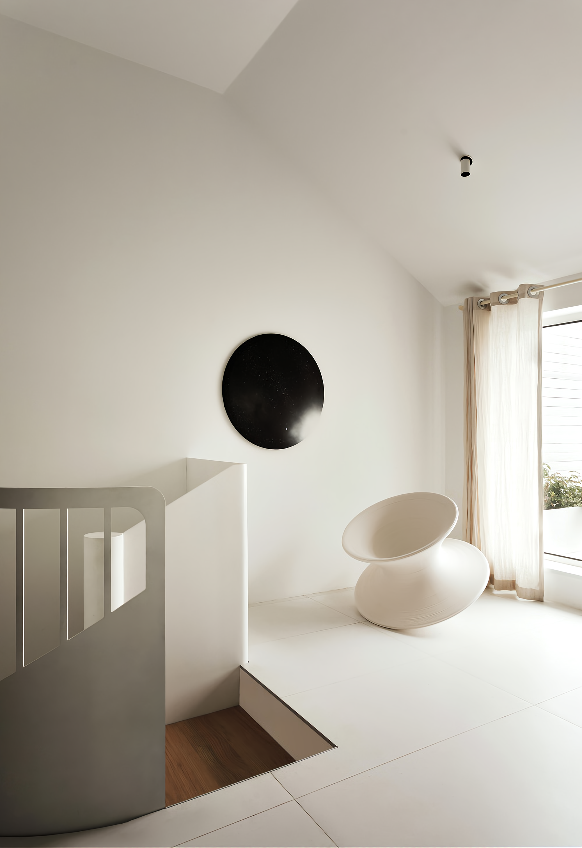 旋转楼梯的家丨中国北京丨NOTHING DESIGN-21