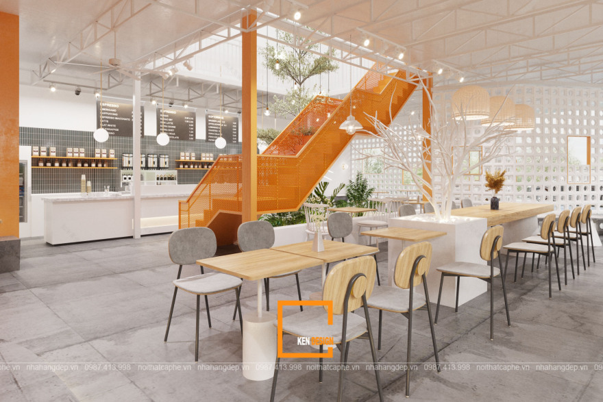 CoCo Coffee & Milktea咖啡馆及奶茶店设计丨越南丨KenDesign-18