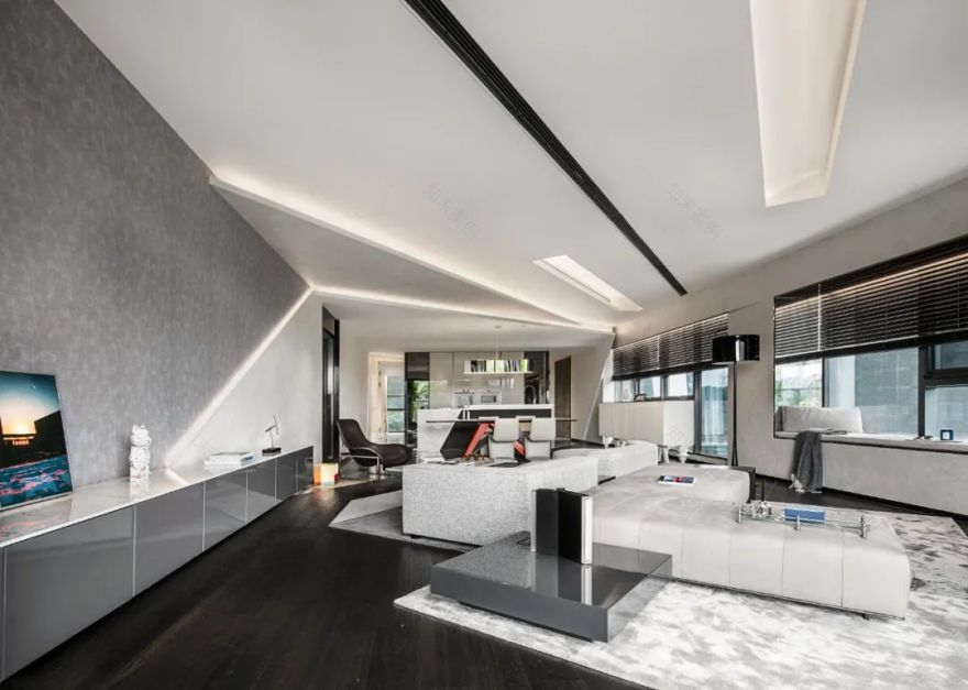 深圳华侨城私宅丨中国深圳丨刘荣禄国际空间设计,甲鼎设计&京典陈设-5