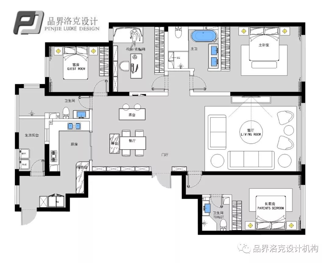 闫金龙设计的美式风格群贤道九号 | 自然淳朴的奢侈贵气-19