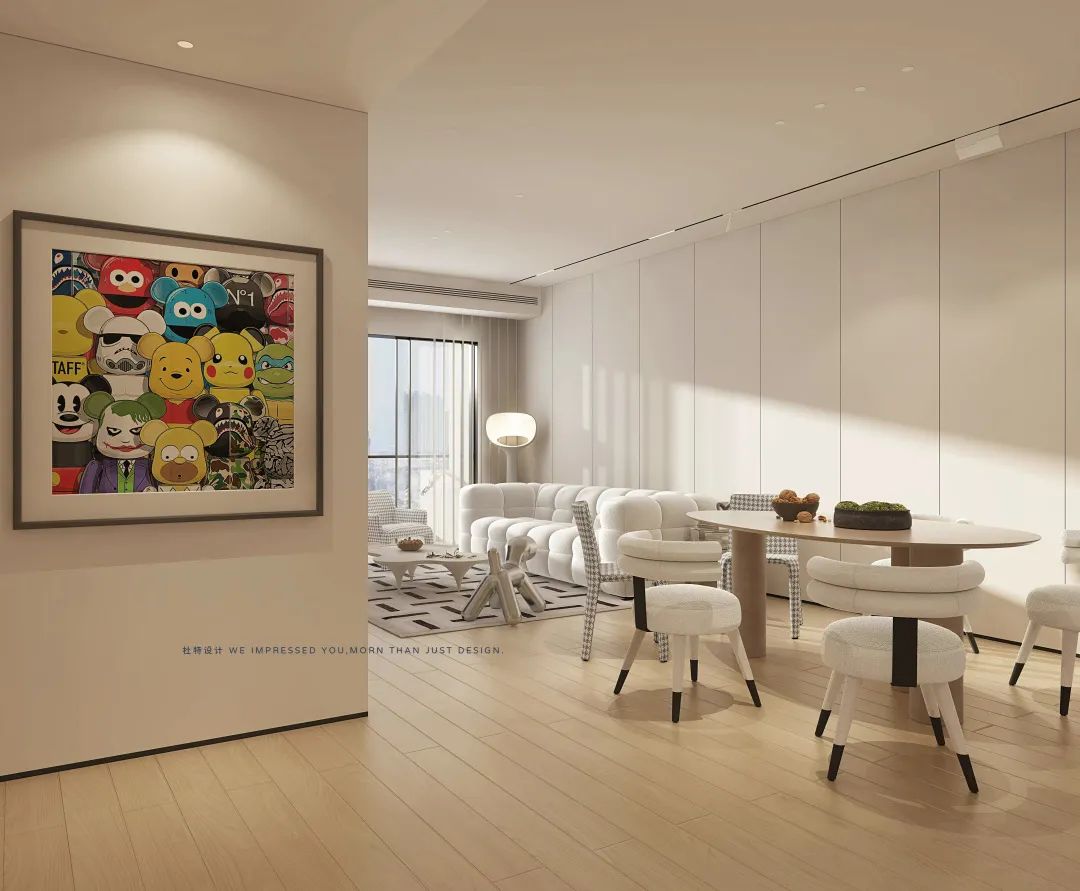 嘉裕公馆平层公寓极简主义空间设计丨TODD 杜特设计-0