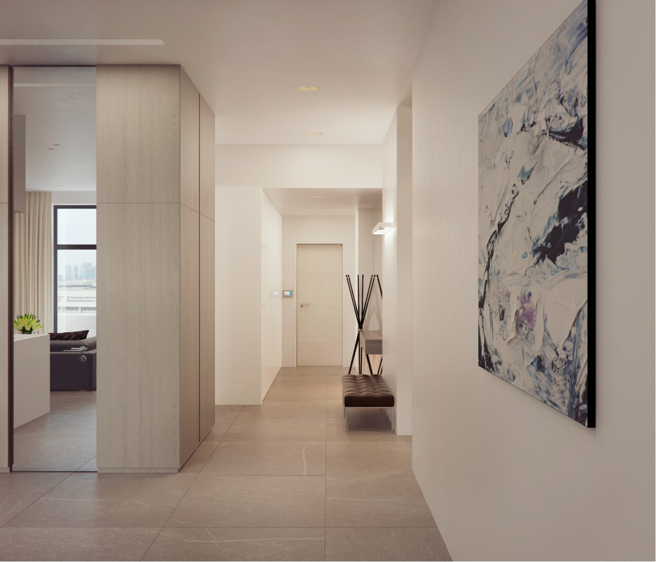 The interior of the apartment 190 m  on Yakimanka Alexandra Fedorova-13