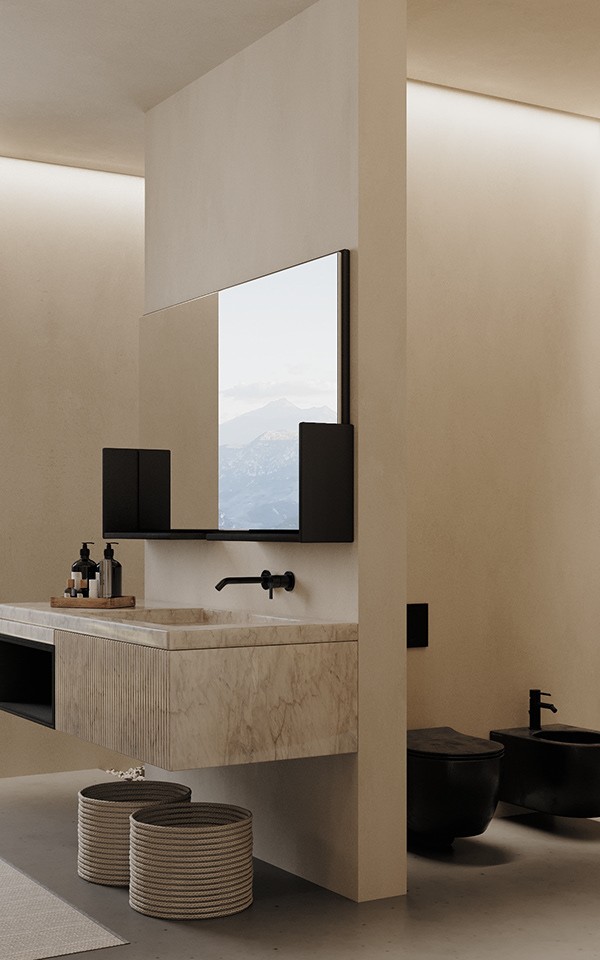 极简侘寂风公寓，质朴的高级感！-15