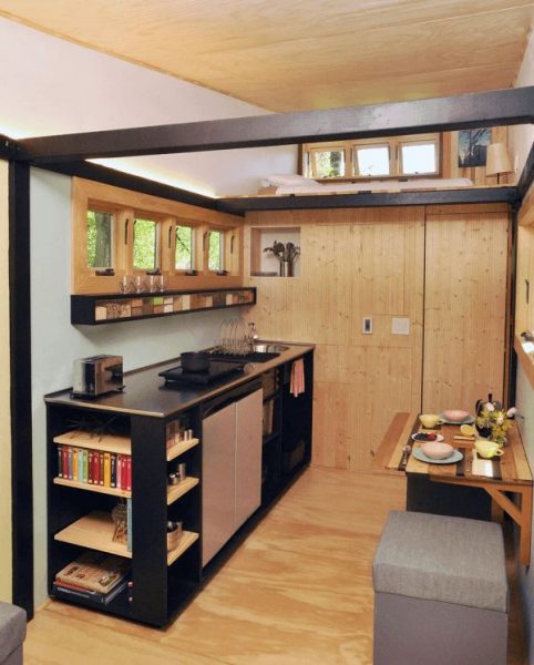 Whimsical 140 Sq.Ft Portable Tiny Box House - Small House Decor-20