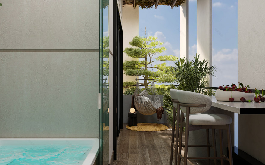 沙特阿拉伯的侘寂风公寓设计丨沙特阿拉伯丨Alaa Arafa-42