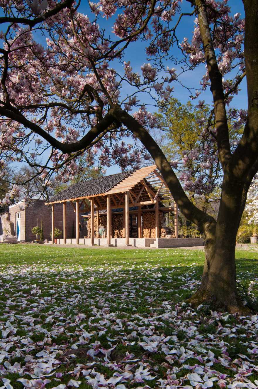 荷兰多梅勒河木材展馆 历史与现代的完美融合-17