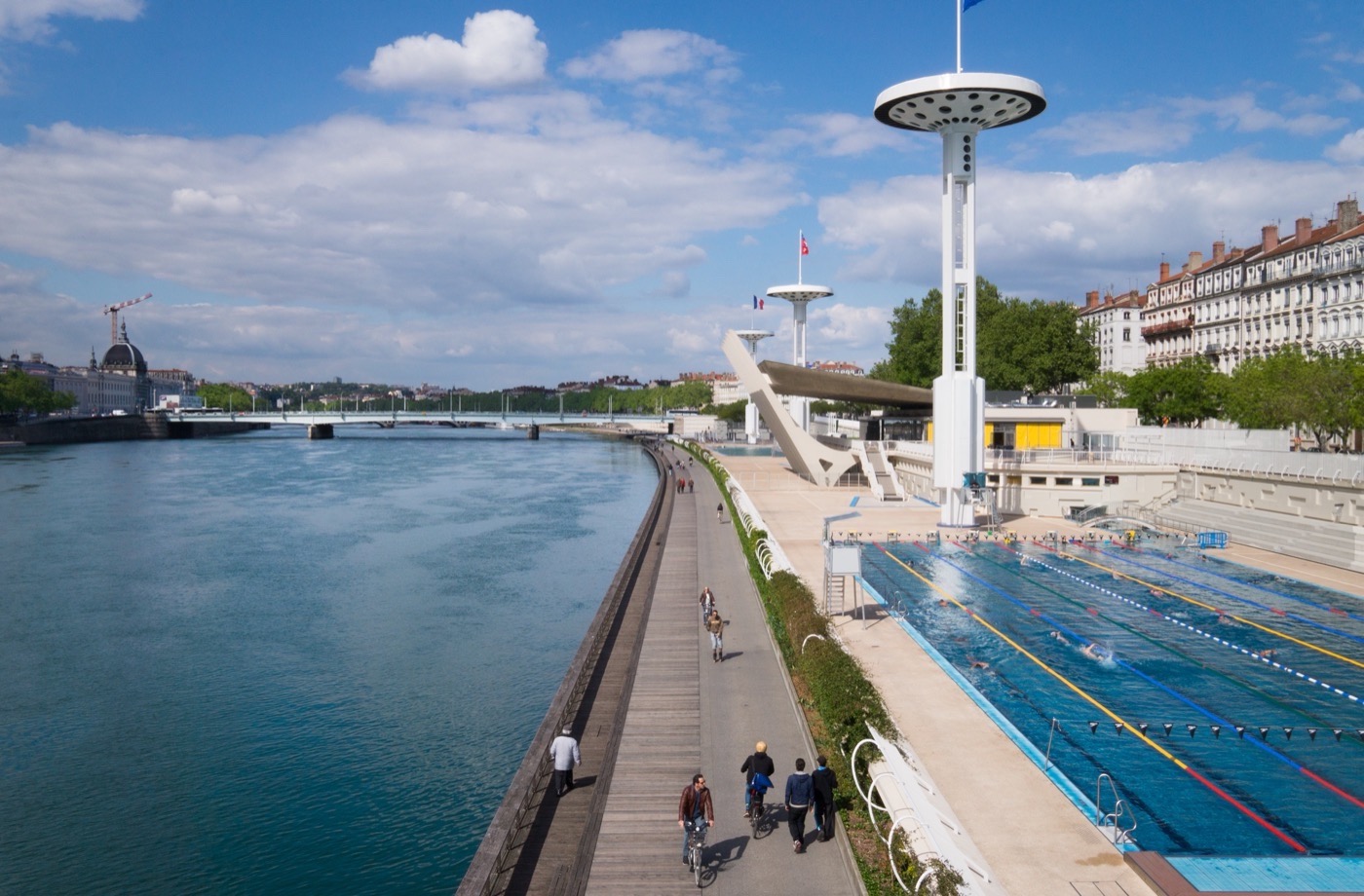 里昂罗讷河畔景观设计-12