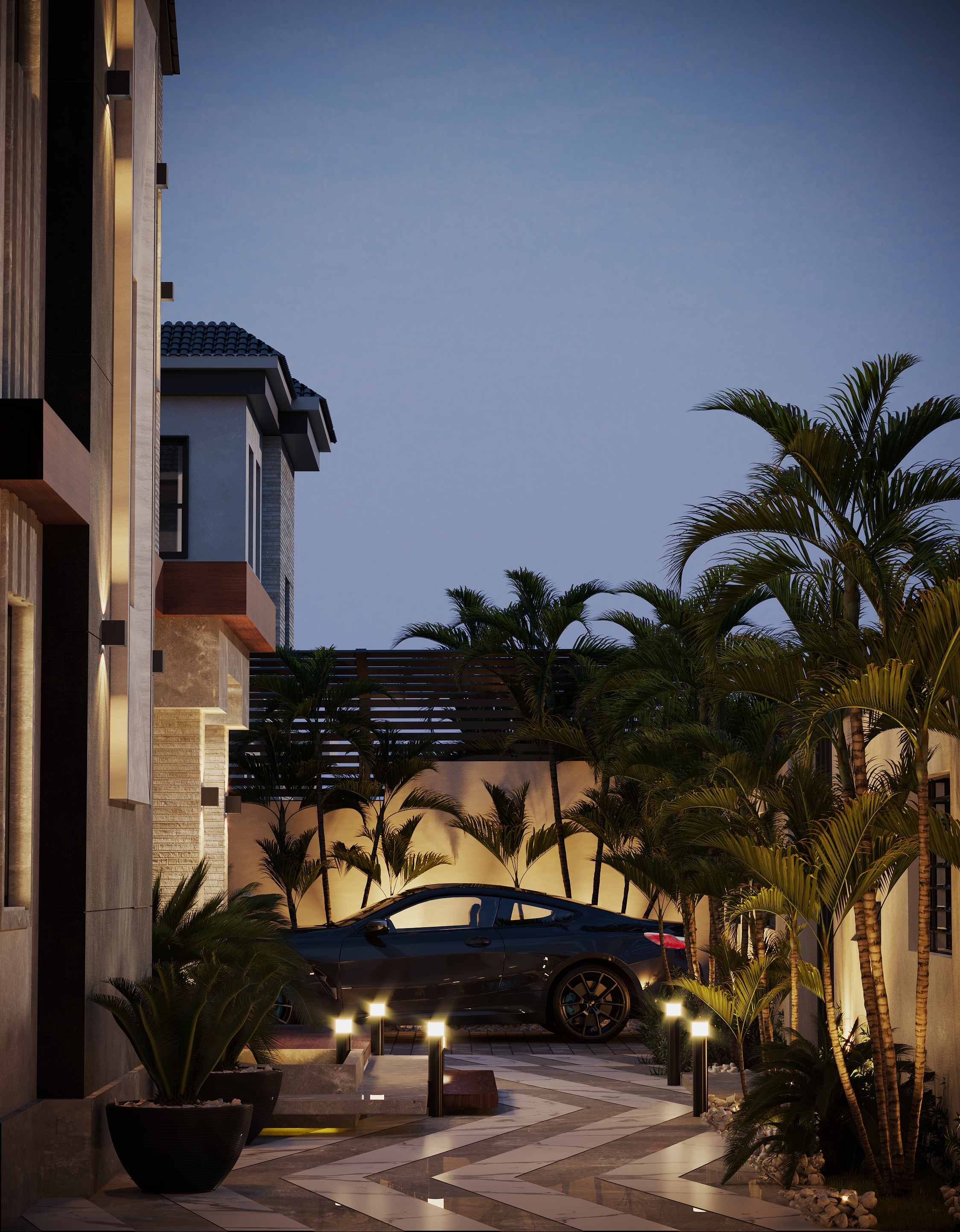 Rehab Villa 室内可视化设计丨Taj DesignSherif Helal-7