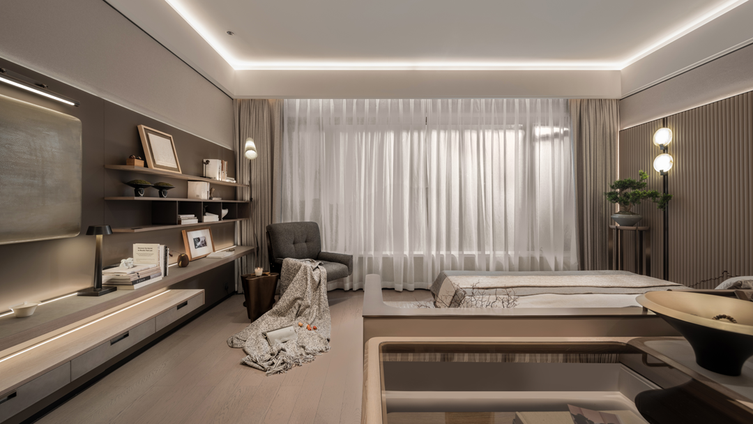 广州中海·麓府样板房丨中国广州丨柘壹设计Z ONE（软装,硬装）,宝贤华瀚建筑工程设计有限公司（建筑）-36