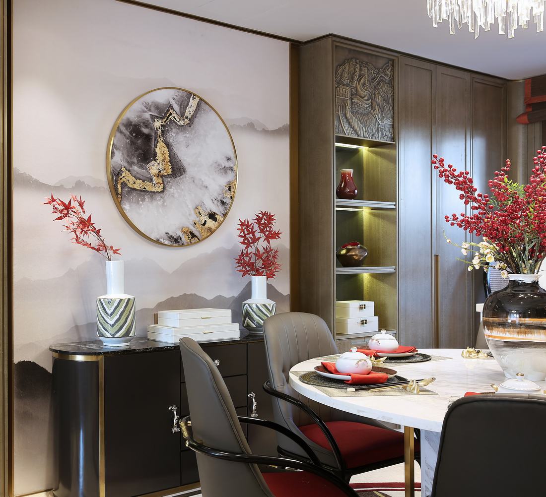 上海天鼓装饰设计-风尚新中式<梦回唐朝>-23