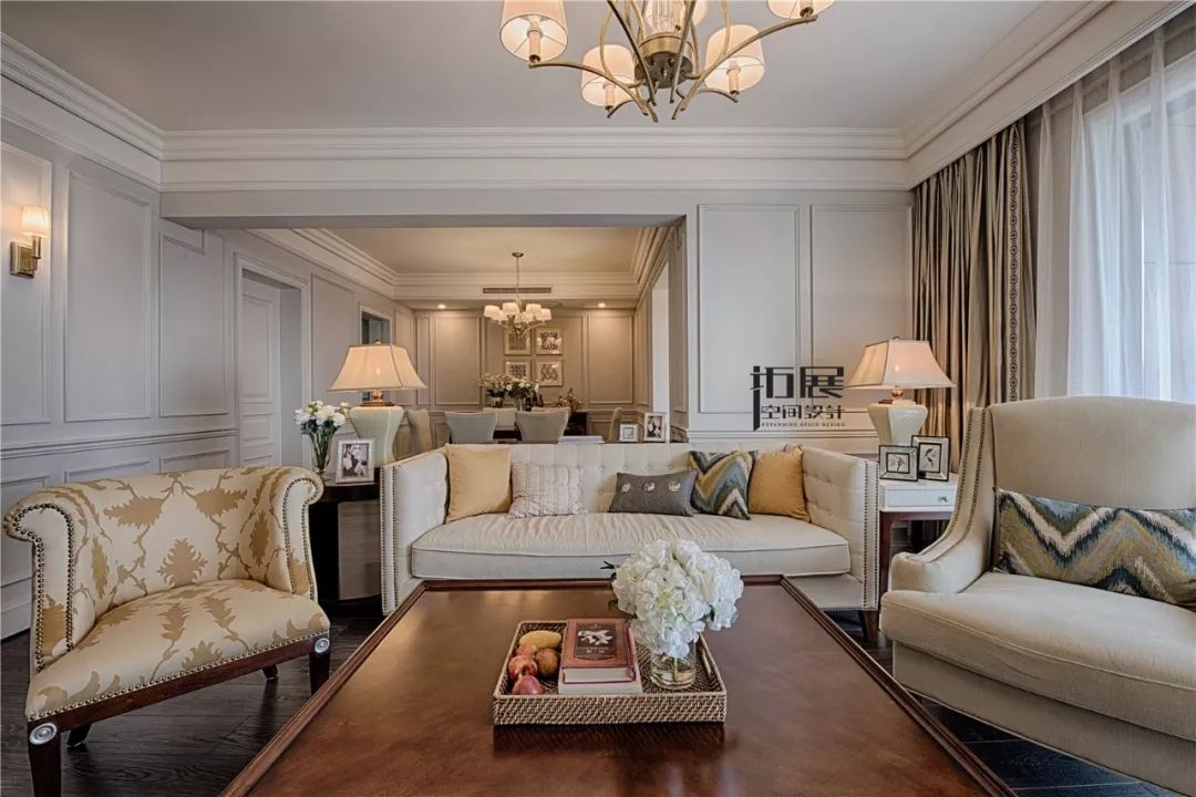 春风与湖 — 114㎡美式新古典，春风十里-13