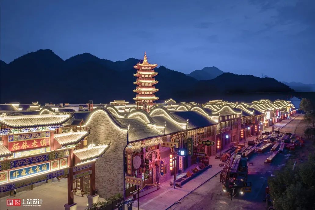 庐山西海柘林老镇美食文创园丨中国九江丨上筑国际照明设计（深圳）有限公司-25