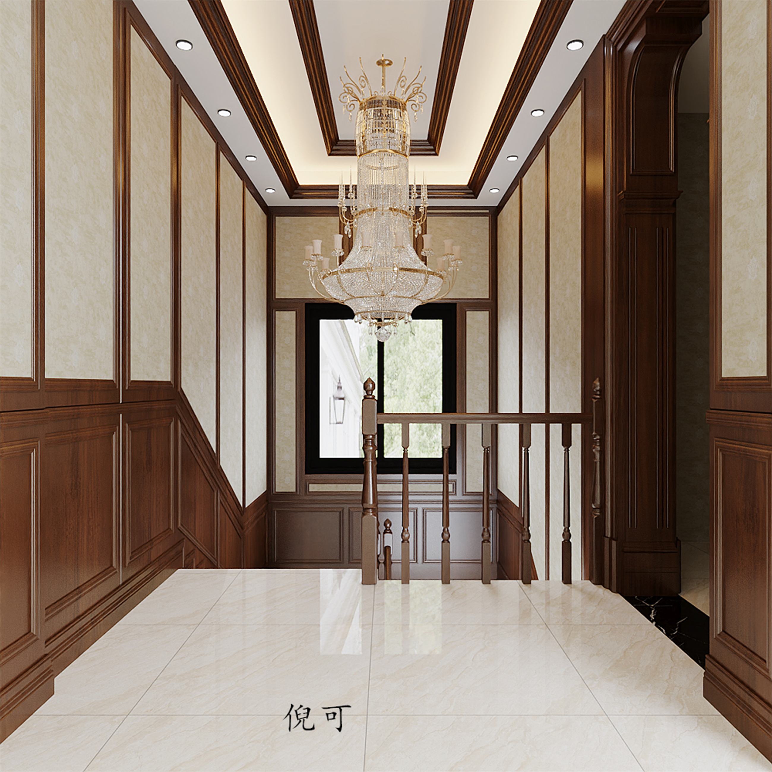 美式别墅|沉稳与大气的美式之家-5