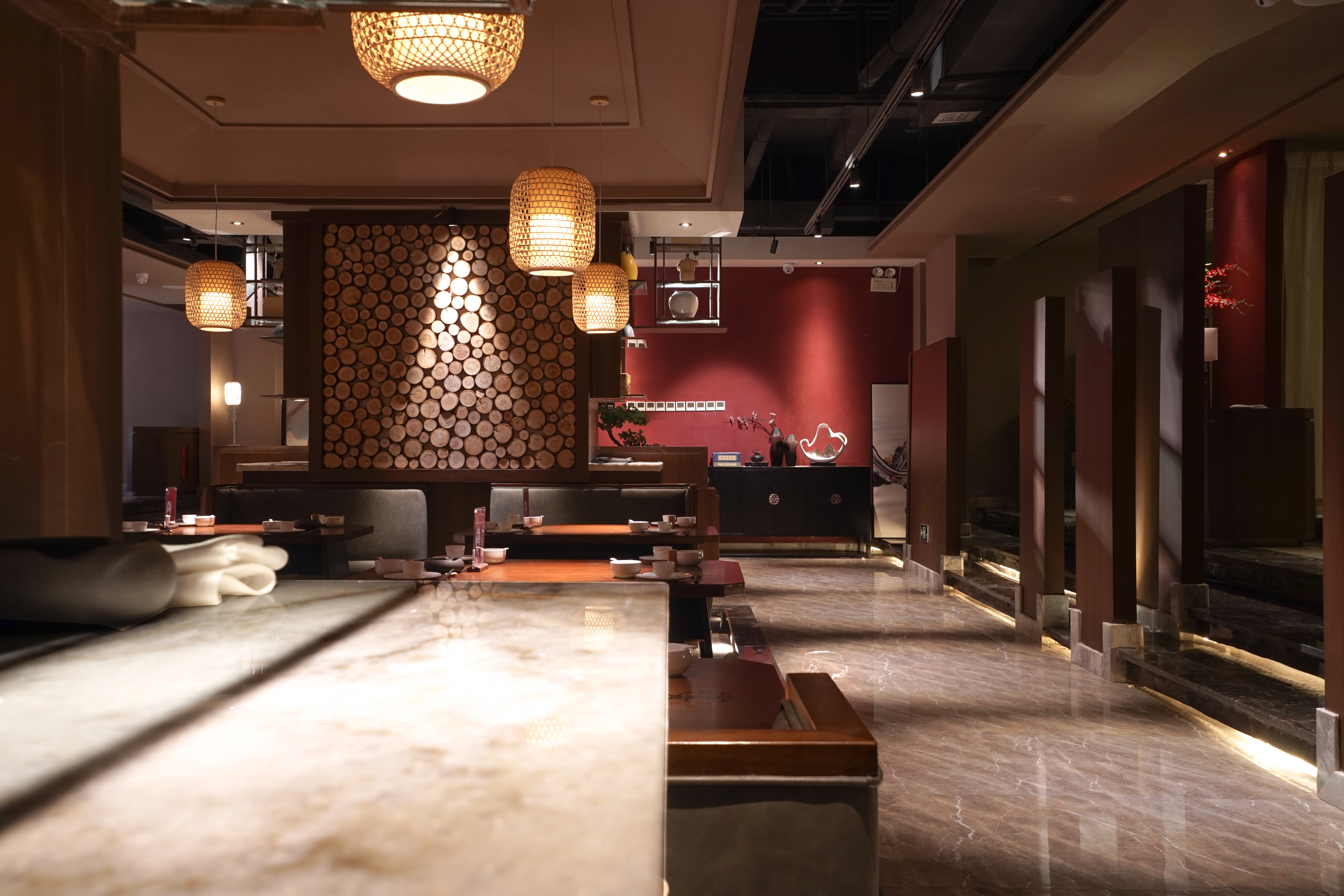 拉萨LHASA_九门川菜府邸餐厅设计-22