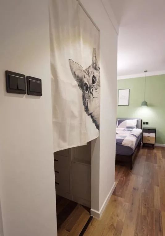 94 平北欧风婚房,粉灰木元素打造细腻清新空间-24